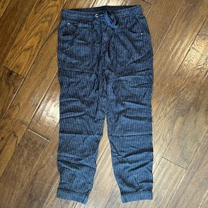 Calvin Klein Tie Up Stripped Pants